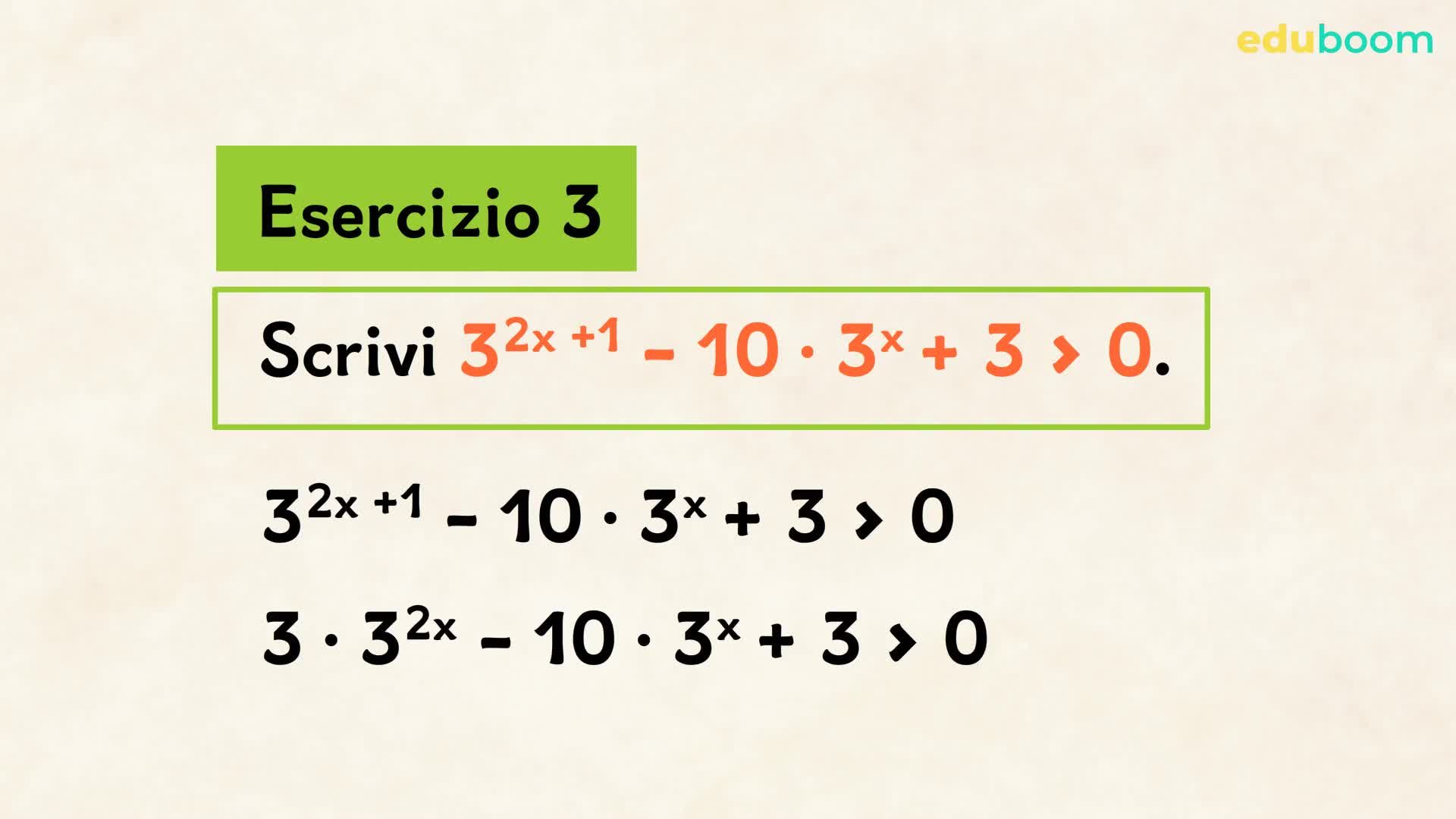 Importante Disequazioni Esponenziali Matematica Seconda Media