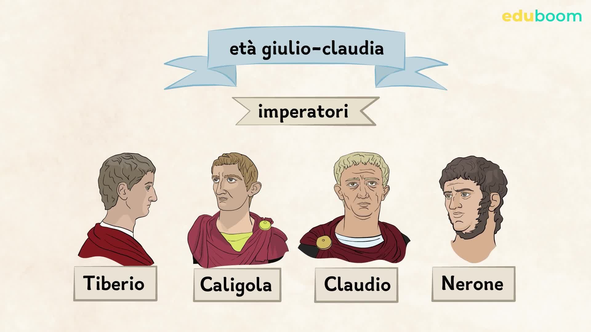 L'età giulioclaudia. Prima parte. Latino quinta superiore