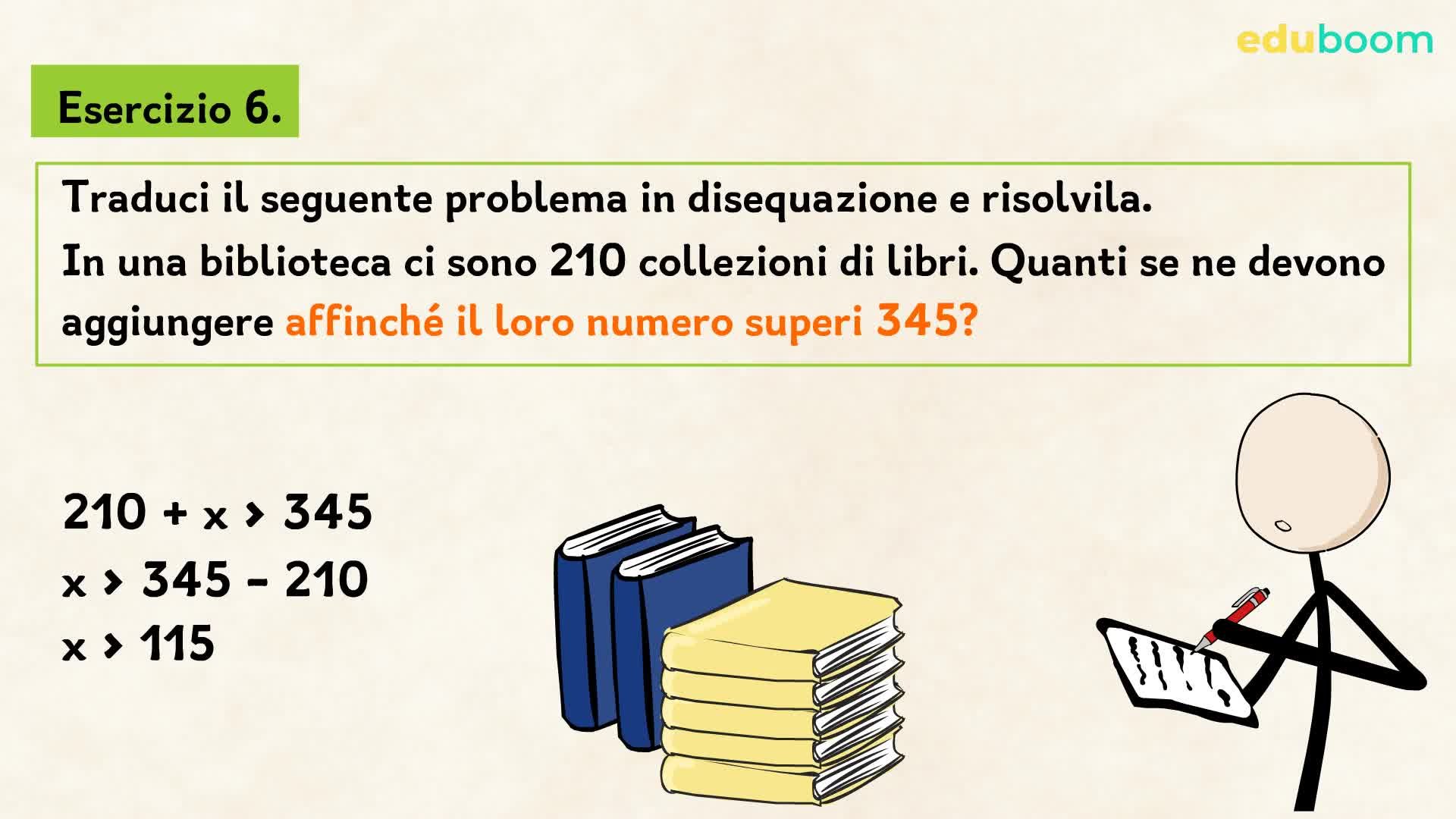 Cenni sulle disequazioni. Esercizi. Matematica terza media
